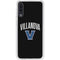 Villanova University V Black Galaxy A50 Clear Case